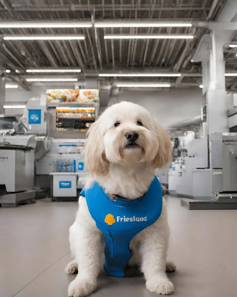 Met AI gegenereerde afbeelding hond